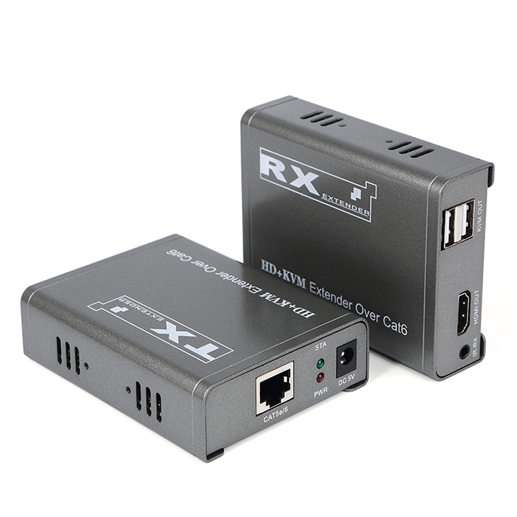 M-HD60U 1080P EDID KVM IR Cat5e/6 موسع HD