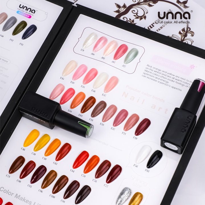 unna nail color chart
