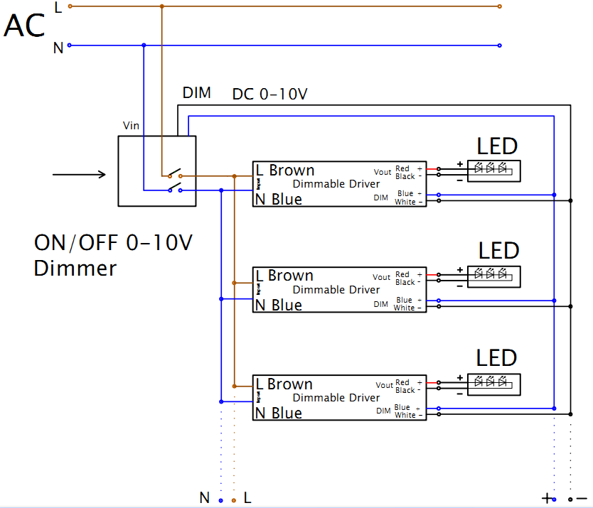 0-10V Connect tegning