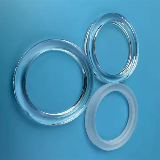Transparent Optical Fused Silica Flange Accessories