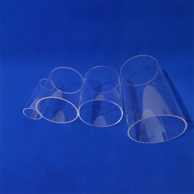 Tube en verre de quartz semi-conducteur avec r&eacute;sistance &agrave; haute temp&eacute;rature