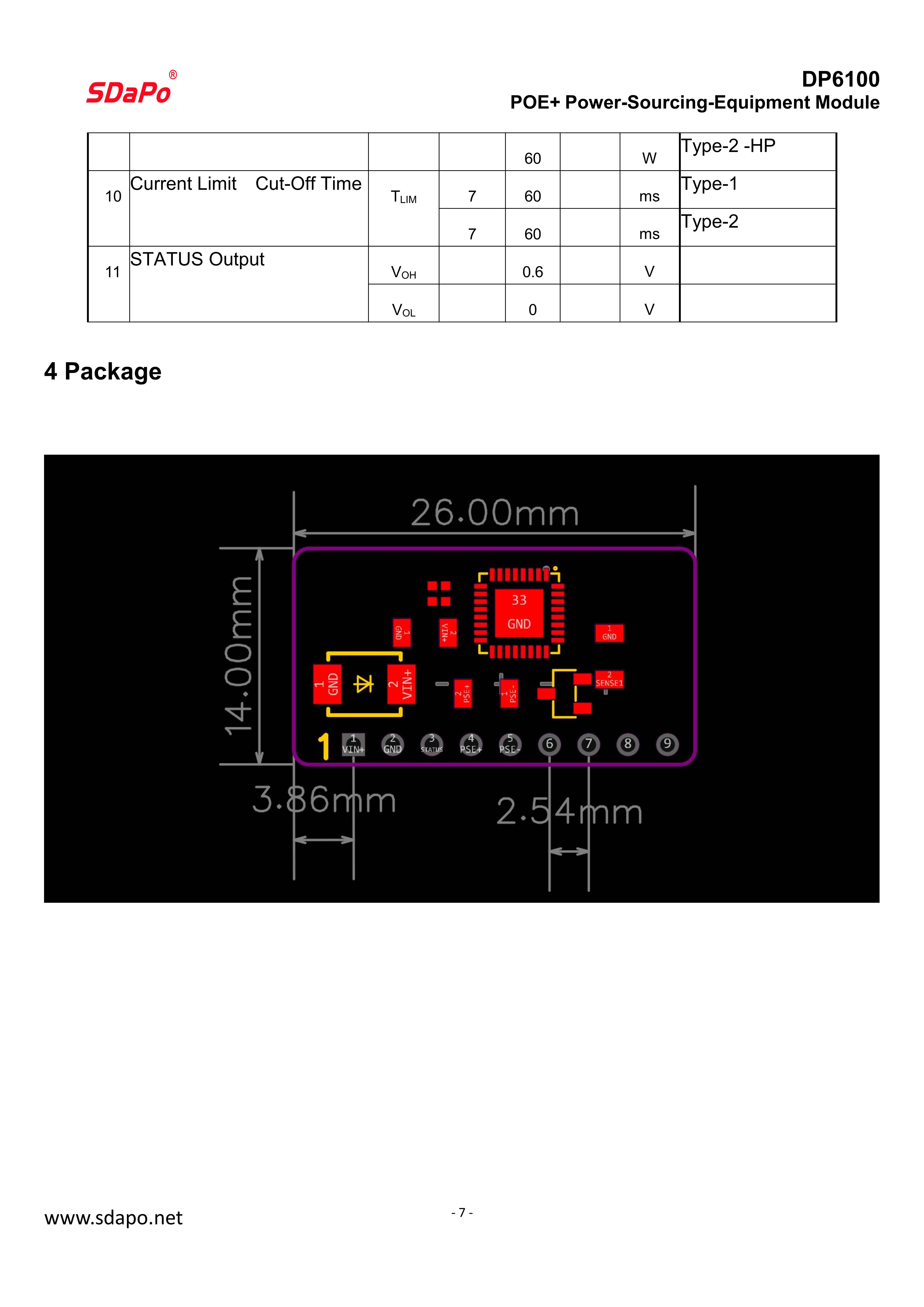 DP6100-最新调整到39瓦规格书20241226_7 DP6100-最新调整到39瓦规格书20241226_7