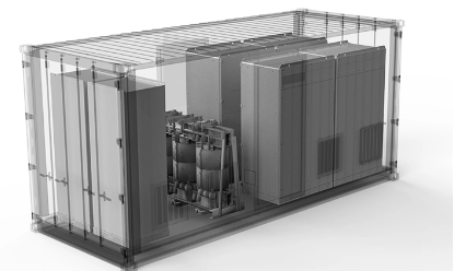 High Power 1.38 Mwh Solar Industrial Commercial Container Baterai Sistem Penyimpanan Energi