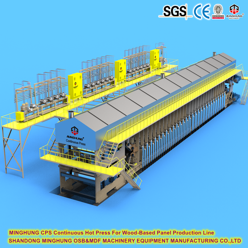 Pb OSB MDF өндүрүү үчүн Кытайдын үзгүлтүксүз батир басуусу