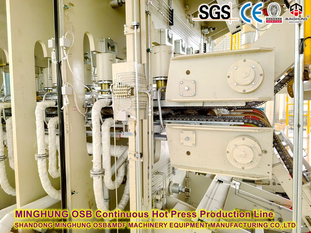 Minghung OSB бесперапынная гарачая прэса