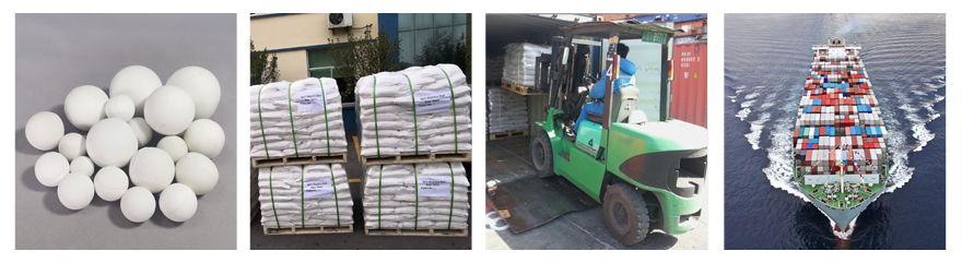 packing and delivery of Alumina Ceramic Balls for Dry Grinding