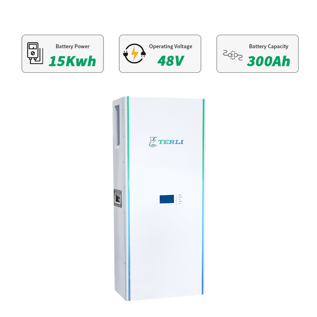  Aangepaste 48V 300Ah 15KW lithiumbatterij Power Wall