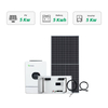 Thuisgebruik 5kw fotovoltaïsch zonne-energiesysteem Hybrid off Grid Kit 