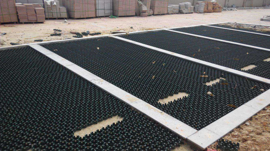 HDPE Honeycomb Plastic Recyclable Grass Paving Grid 500*500*38mm