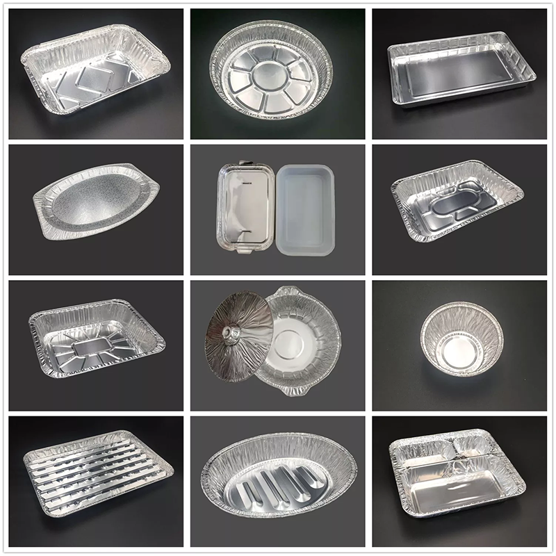 850ml Disposable Rectangle Aluminum Foil Pan, Aluminum Foil Bread