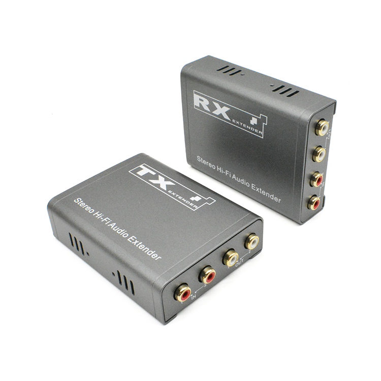 M-A202 双方向 Cat5e/6 RCA オーディオ エクステンダー