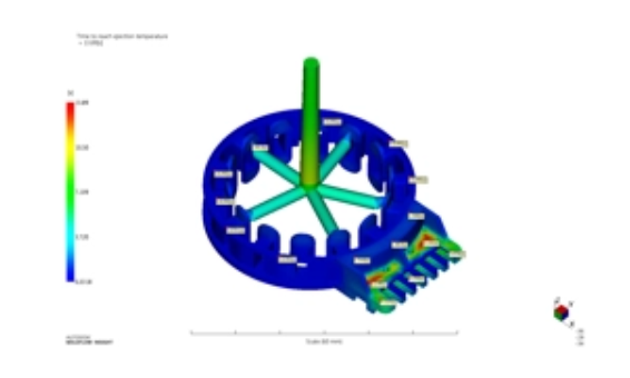 Analisis aliran acuan bingkai plastik