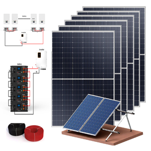 Sistema de energía solar de 8kw Red de compensación completa para uso doméstico