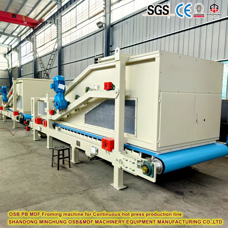 آلة OSB PB MDF Froming لخط إنتاج الضغط الساخن المستمر MINGHUNG