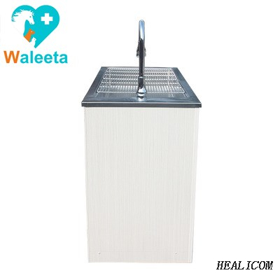 Acciaio inossidabile WT-17 Struttura in legno Animal Clean Personalizza 3 cassetti Wet Disposal Table