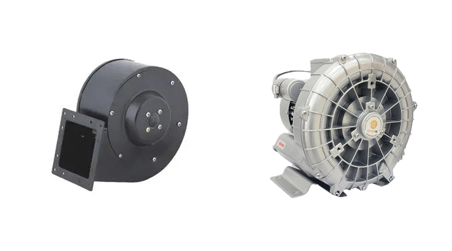 souffleur centrifuge et souffleur de canal latéral