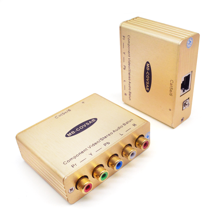 【M-COVSAB】 Balun vid&eacute;o composant/audio st&eacute;r&eacute;o