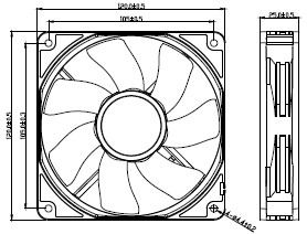 120x25mm DC-L&uuml;fterzeichnung