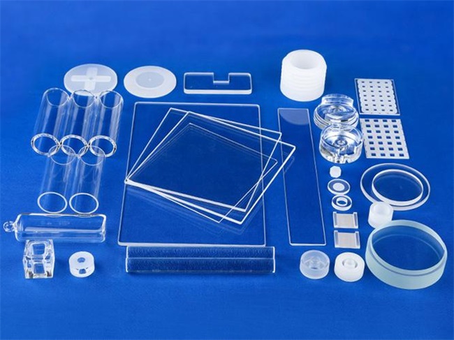 Placas de vidro de quartzo com parti&ccedil;&atilde;o de c&eacute;lula eletrol&iacute;tica