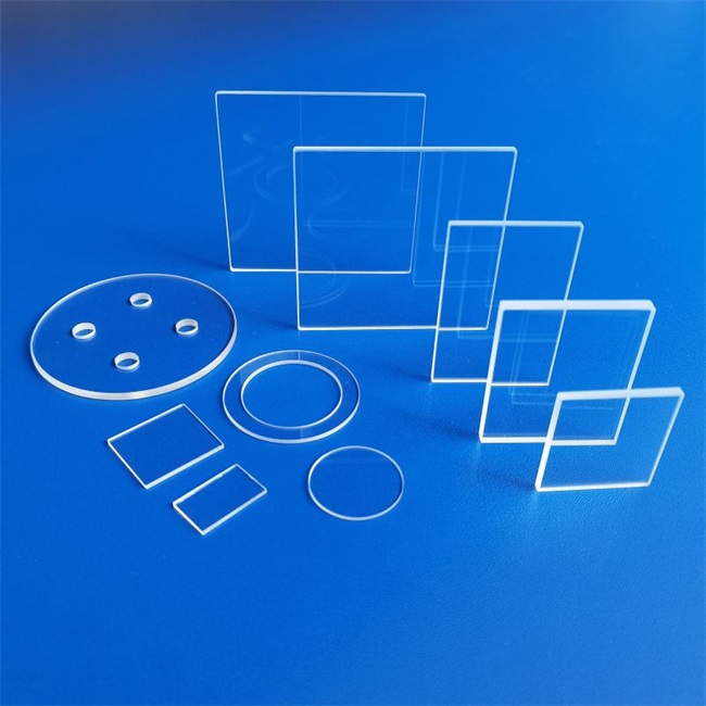 Лист кварцевого стекла с высоким коэффициентом пропускания
