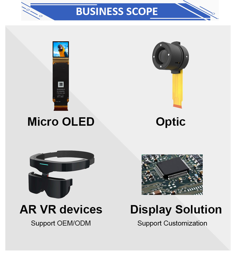 0.49 လက်မ Micro OLED Display (6) ခု၊
