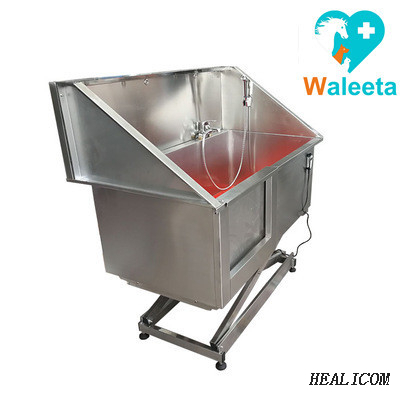 Prezzo di fabbrica WT-15 in acciaio inossidabile, sollevamento elettrico, regolazione della temperatura, vasca da bagno per toelettatura per animali domestici