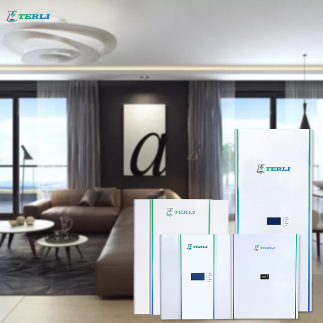 48V 200Ah thuis wandgemonteerd zonne-energiesysteem