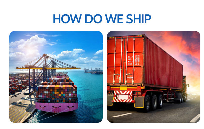HOW DO WE SHIP كيف نقوم بالشحن