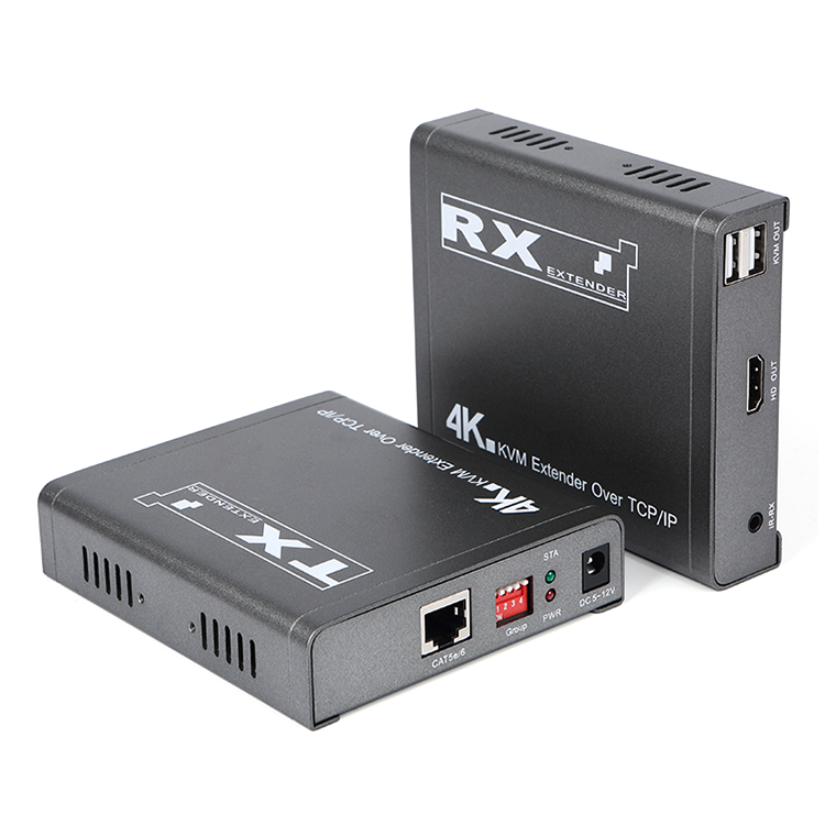 M-HK200U 4K TCP/IP KVM موسع متعدد الدخل Cat5e/6 HD