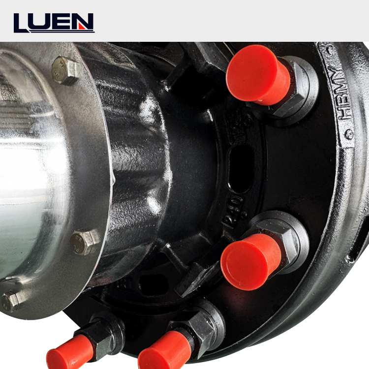 محاور من النوع البرازيلي 13T لشبه المقطورات والشاحنات