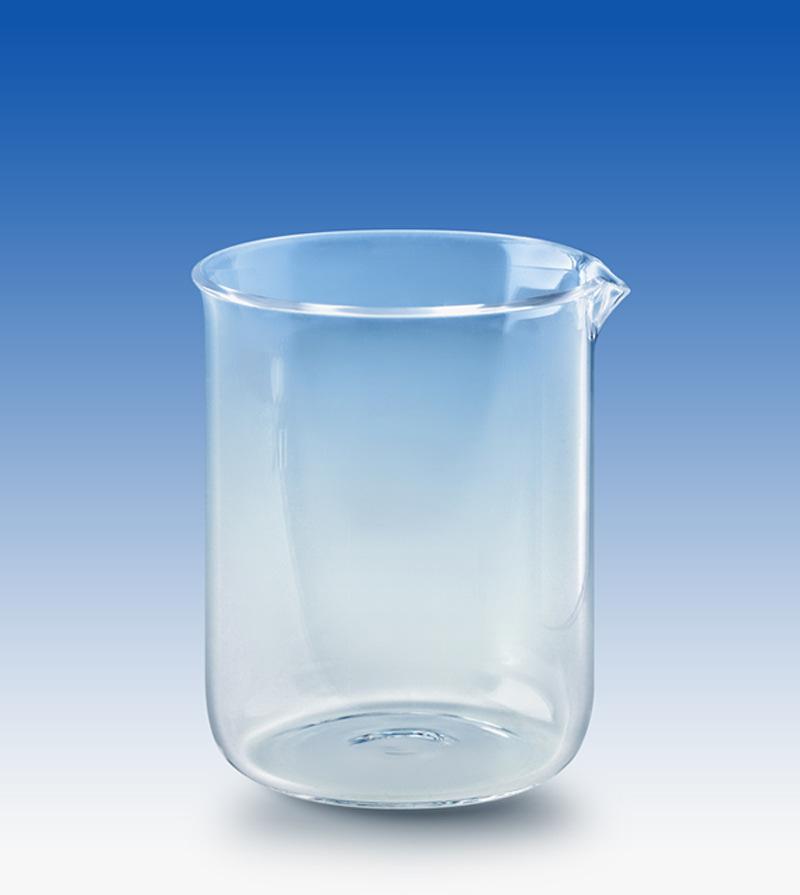 Becher al quarzo ad alta purezza per laboratorio 