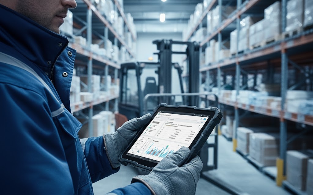 Les tablettes robustes r&eacute;volutionnent la logistique du stockage frigorifique en 2026