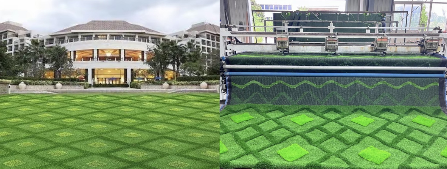 τρισδιάστατο τεχνητό γρασίδι