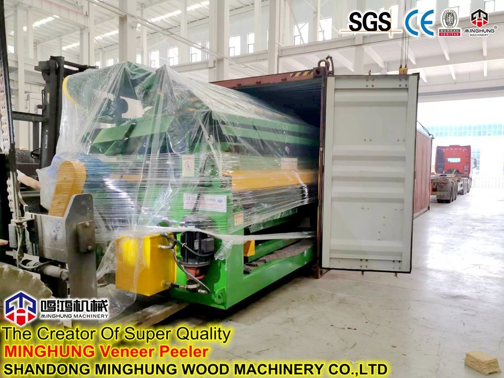 China minhung fineerschilmachine levering