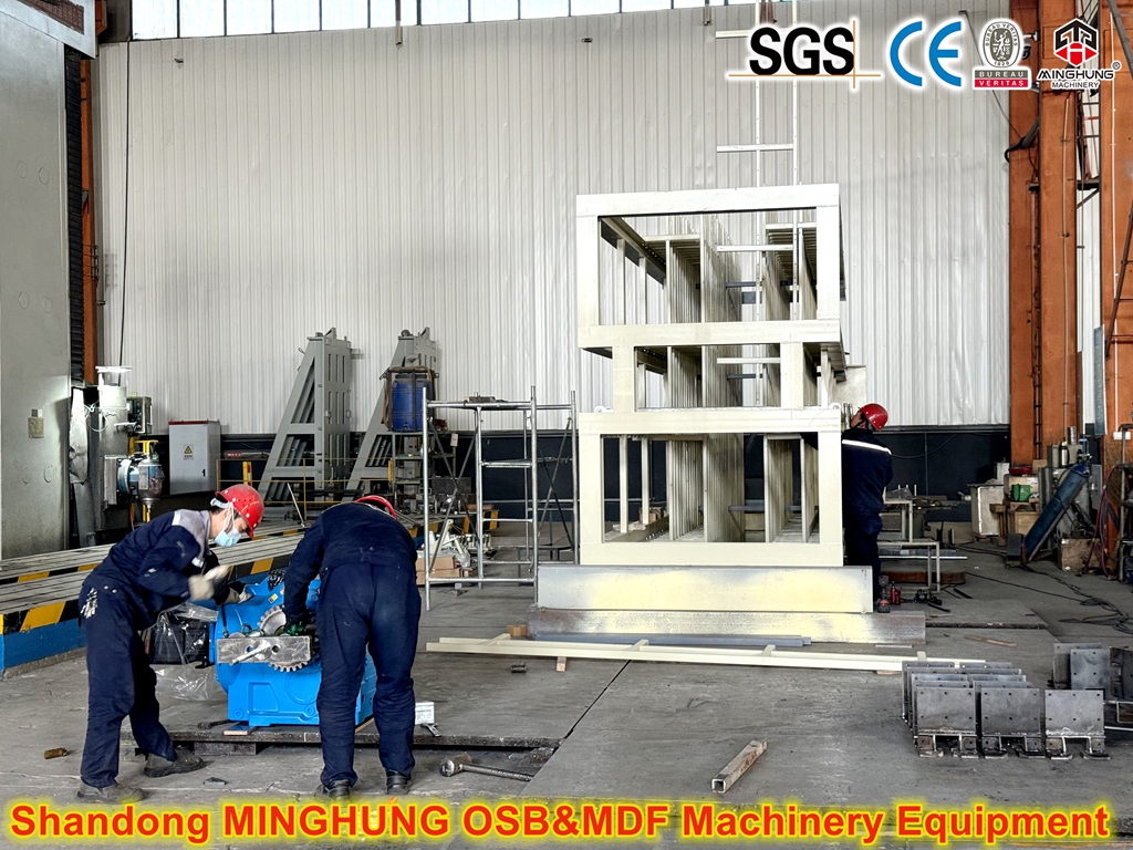 Usine Minghung Of Chipboard Production Line