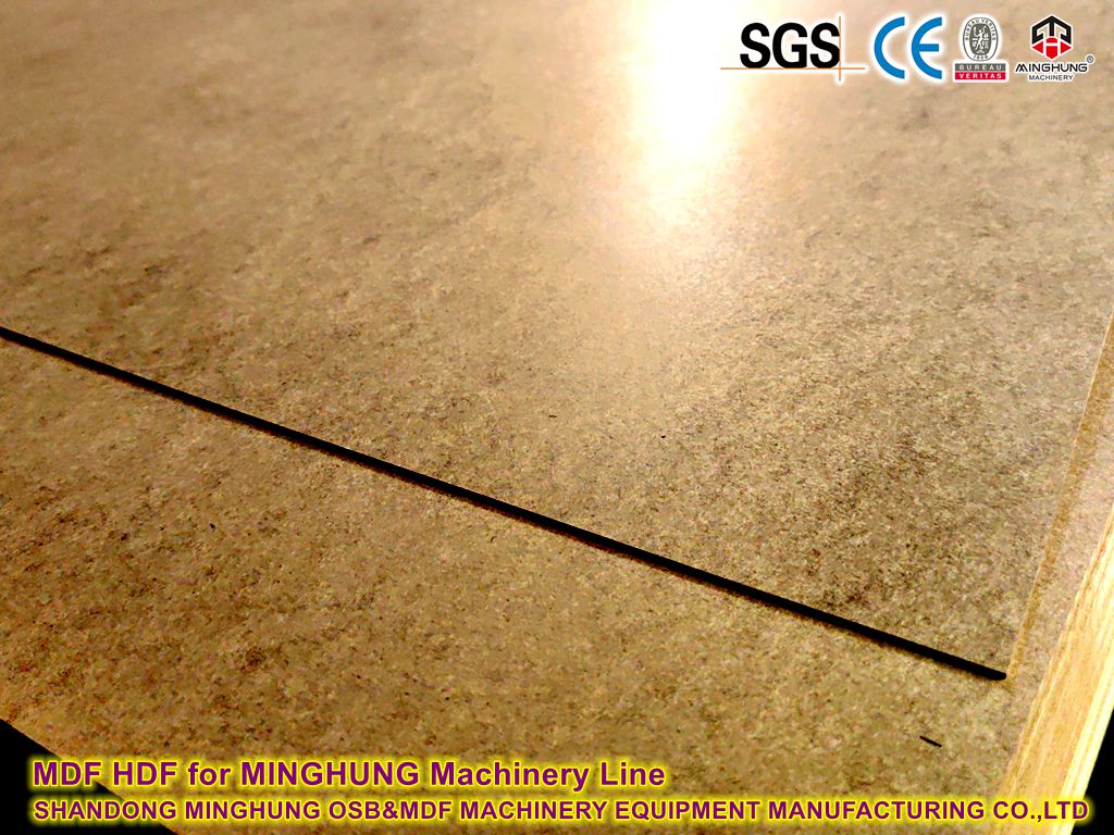 HDF MDF для лініі машын Minghung