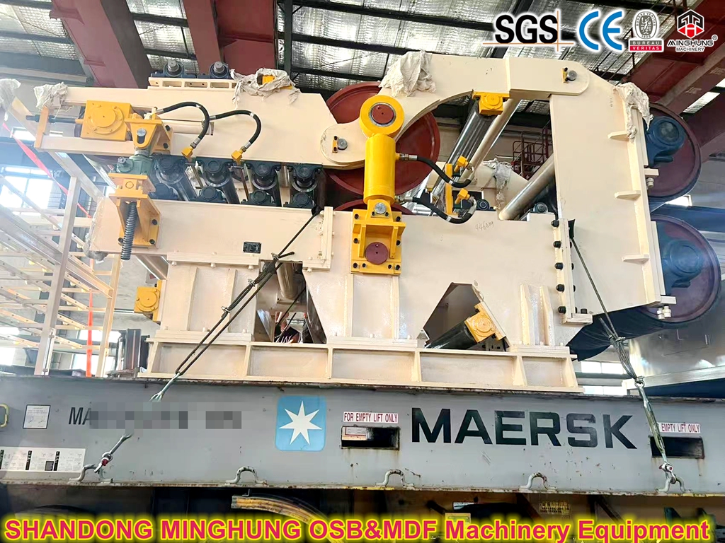 MINGHUNG OSB kontinuierliche Mehrwalzen-Vorpressmaschine nach Indien