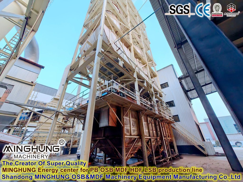 impianto energetico per pannelli truciolari osb mdf