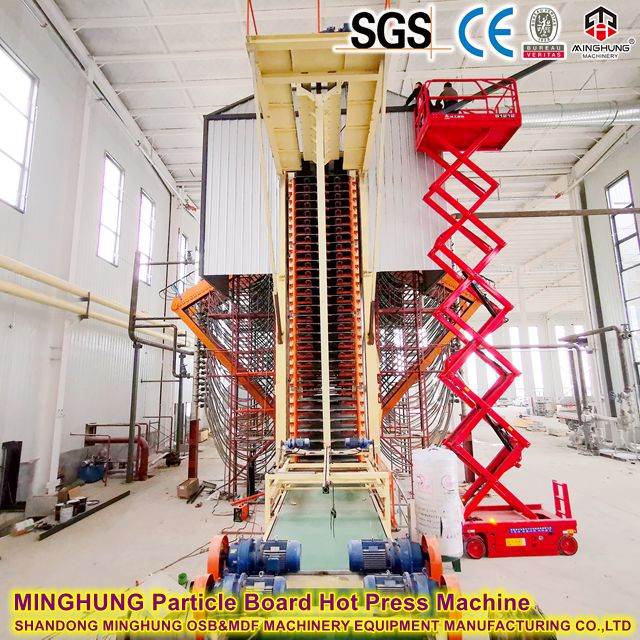 Mesin Penekan Panas Papan Serpai MINGHUNG