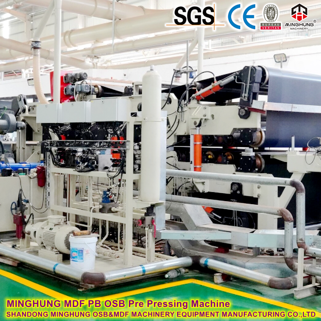Minghung MDF OSB Pre Pressing Machine