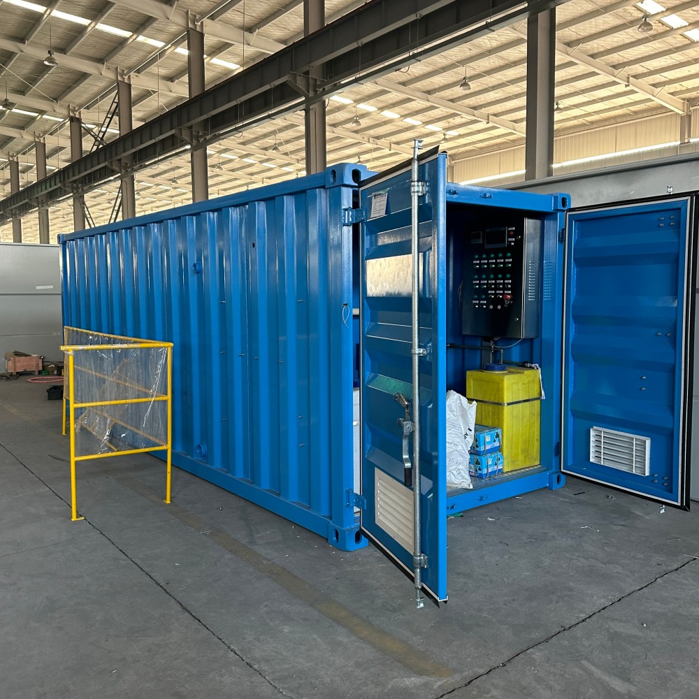 Containerized Domestic Wastewater Treatment System MBBRとDAFを備えたコンテナ型廃水処理プラント