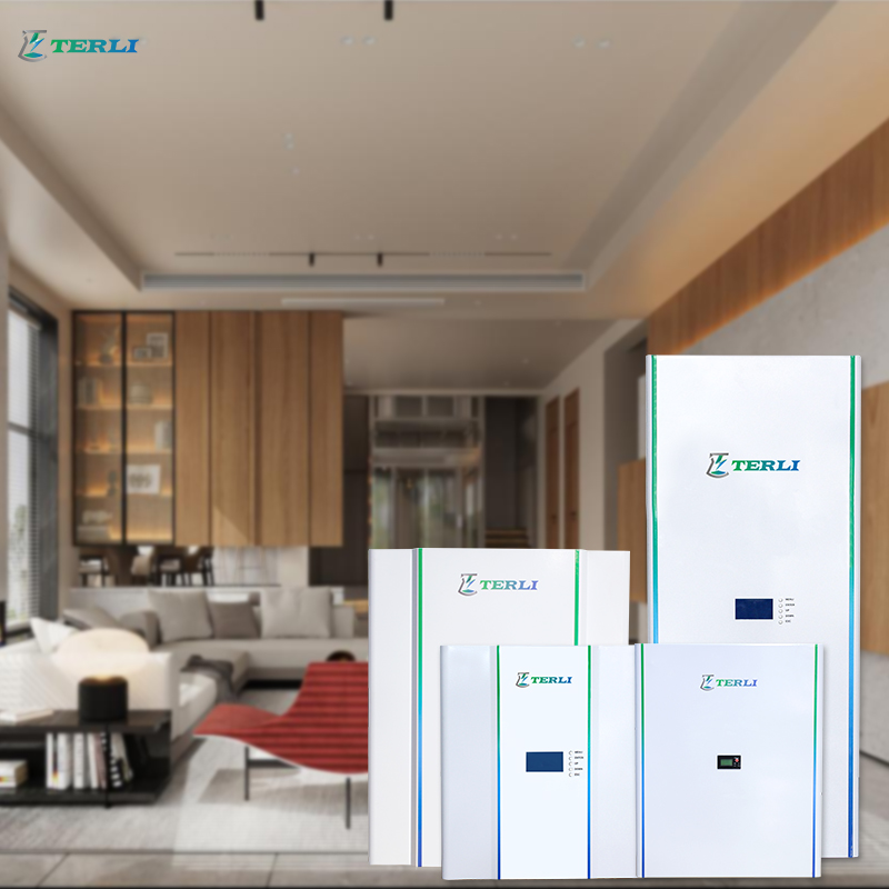 48V 200Ah thuis wandgemonteerd zonne-energiesysteem