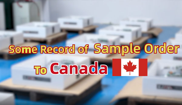 Enregistrement de l'ordre d'échantillon au Canada 1