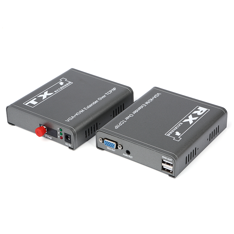 M-VF100U 1080P 20KM SC/FC KVM VGA موسع الألياف