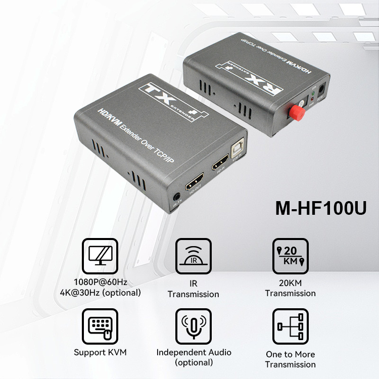 M-HF100U SC/FC KVM TCP/IP IR HD оптоволоконный удлинитель