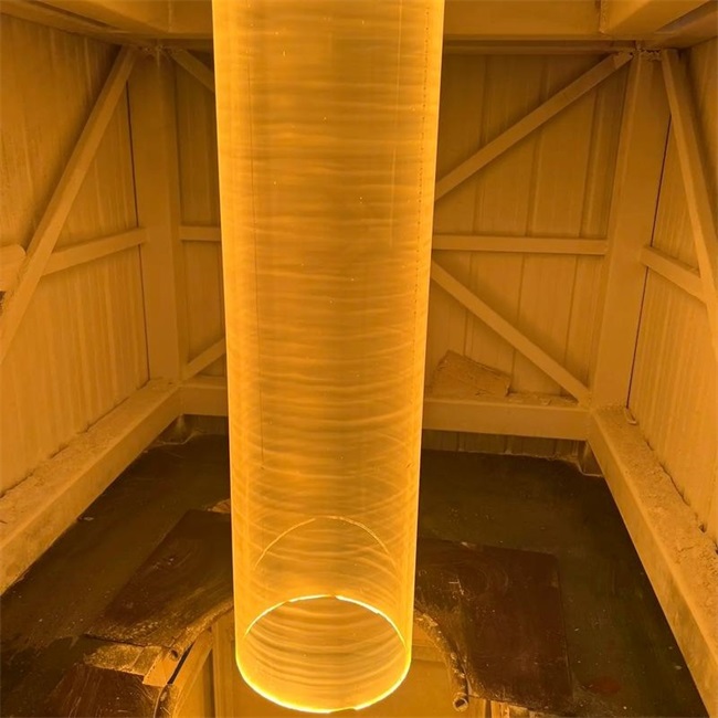 High temperature process furnace quartz tube