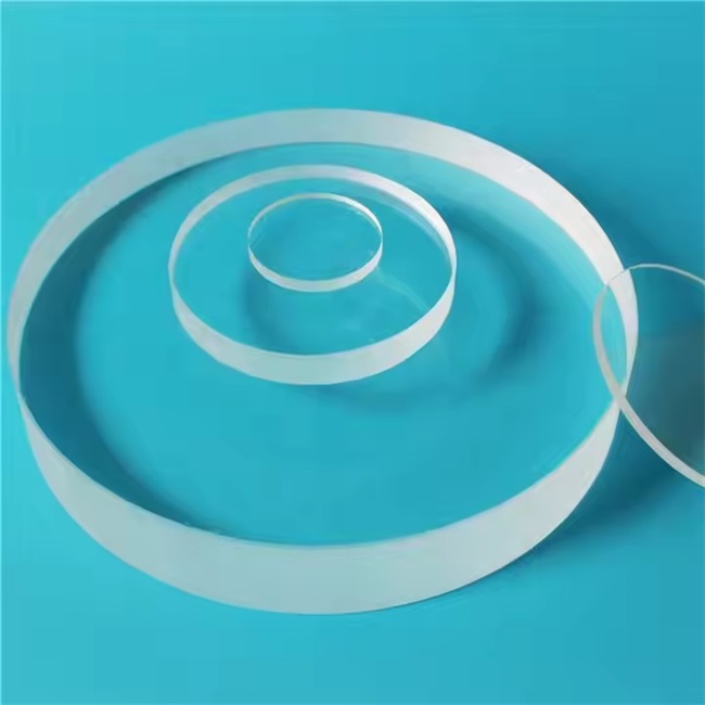 300mm thick optical fused silica disc