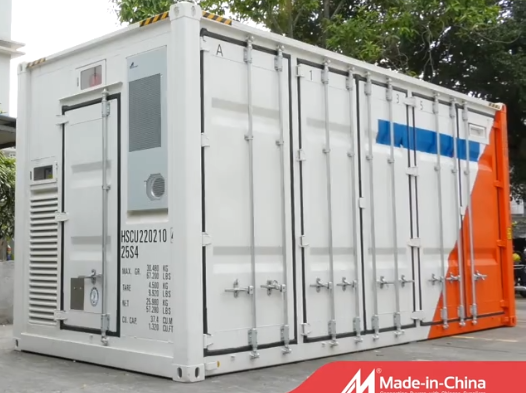 High Power 1.38 Mwh Solar Industrial Commercial Container Baterai Sistem Penyimpanan Energi