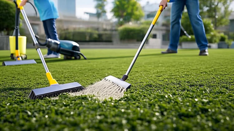 vzdrževanje ponarejene travne ruše