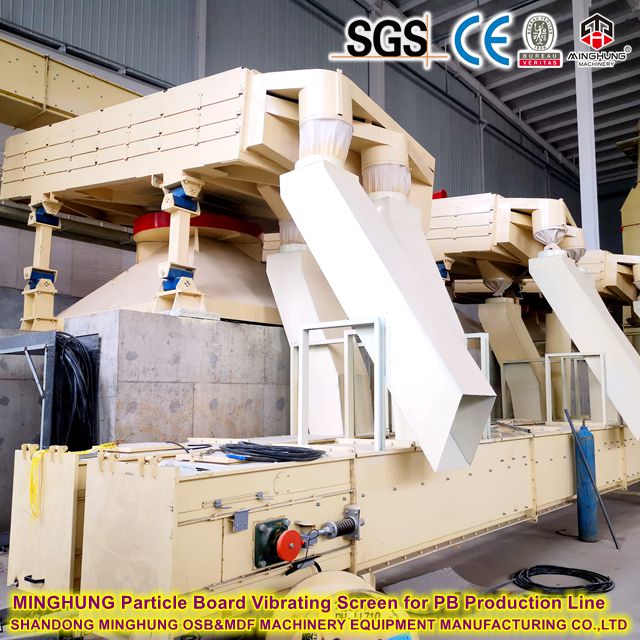 Layar Bergetar Papan Partikel Lini Produksi PB